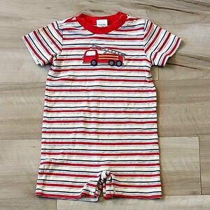 2007 Gymboree Size 18-24 Months Fire Truck Romper